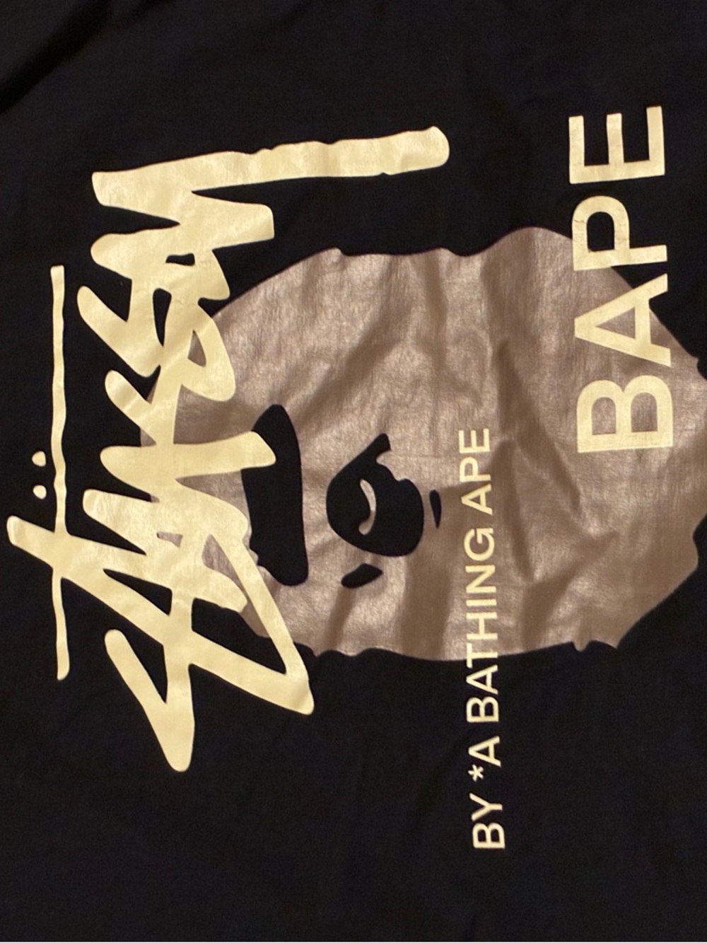 Stüssy x BAPE  Ape Logo Tee